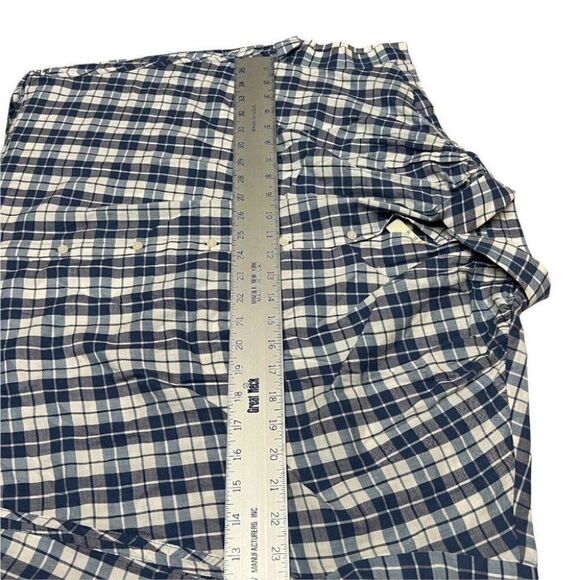 Madewell WMNS XS Central Open Back Collared Shirt Plaid Oversized Button Down - Picture 3 of 7